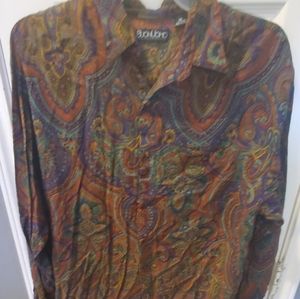 VINTAGE  BUON UOMO M BUTTON DOWN SHIRT